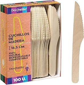 Cuchillos de Madera 16.5Cm